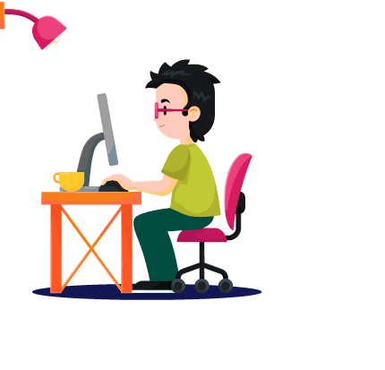 Happy client illustration